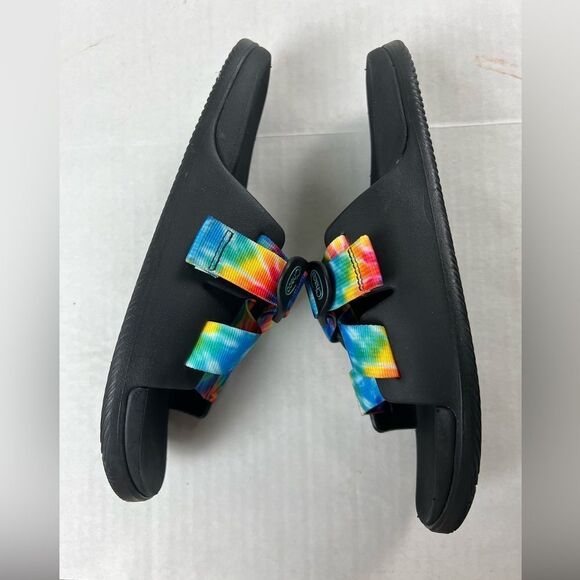 Chaco Chillos Rainbow Slide Sandals - Picture 7 of 12